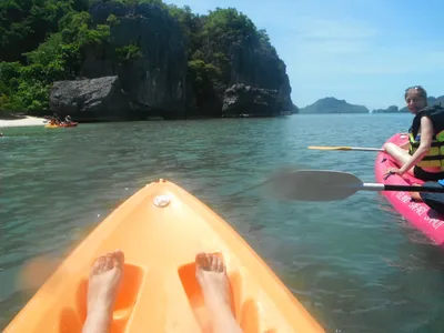 Ang Thong National Marine Park w Tajlandii Wiosłowanie mamy we krwi ;)