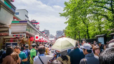 Asakusa Tokio Japonia - Nakamise-dori
