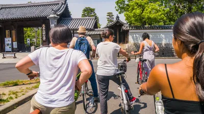 Atrakcje Airbnb - rowerem po Kyoto i Kinkauji (Japonia by Podróże Szczęściary)