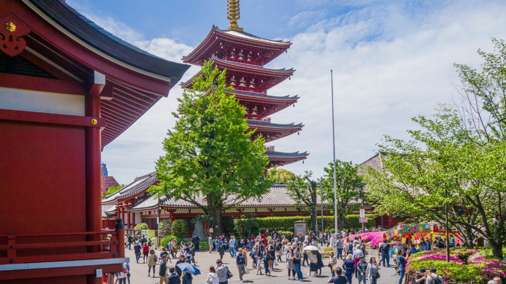 Asakusa Tokio Japonia - Pagoda