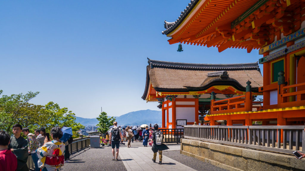 Świątynia Kiyomizu-dera w Kyoto (Japonia)